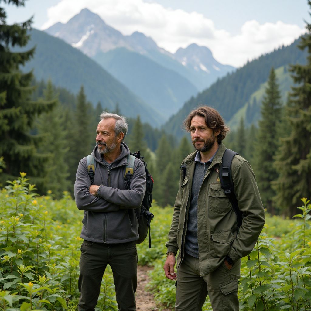 Founders of Bacchicdilissus in Romanian forest