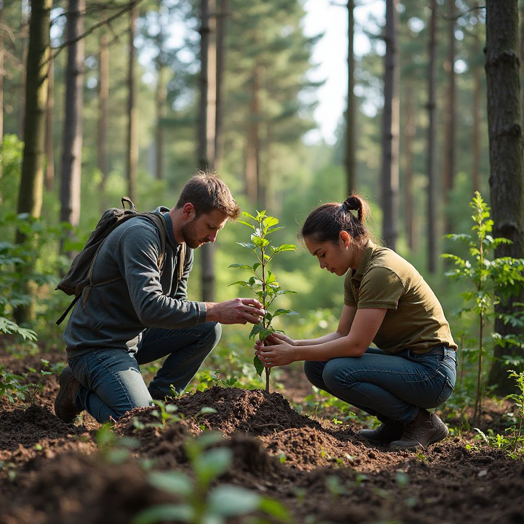Conservation project in Romanian forest