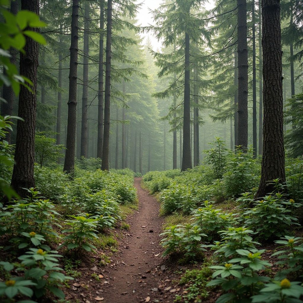 Beautiful Romanian landscape with conservation efforts